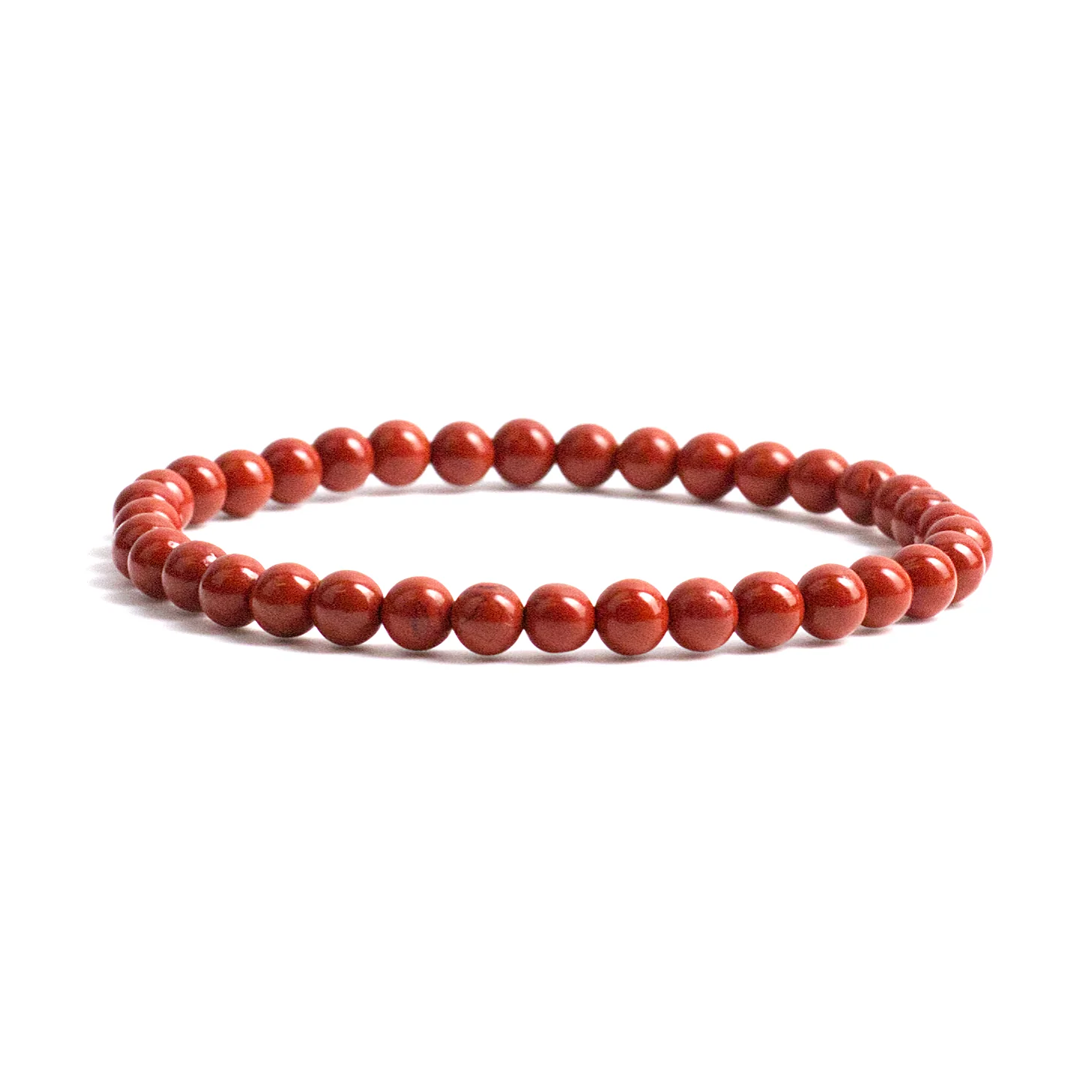 Red Jasper - Bead Bracelet - 4mm Red Jasper - Bead Bracelet - 4mm